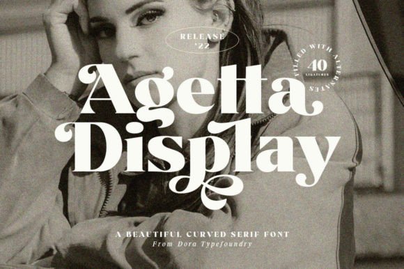 Agetta Display for Web Design and Branding