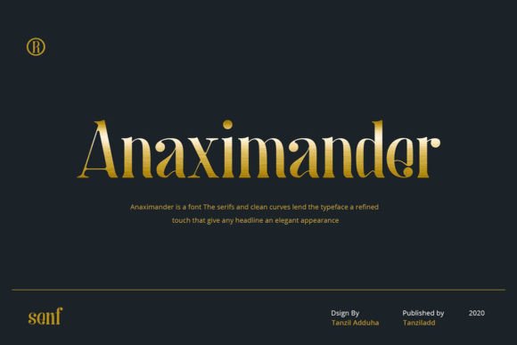 Anaximander: A Vintage Serif Font for Modern Web Design