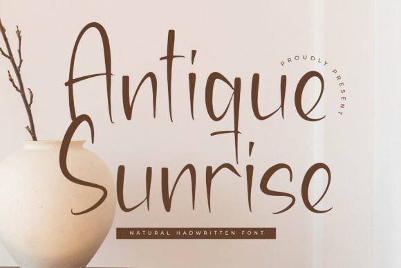 Antique Sunrise Font for Memorable Branding