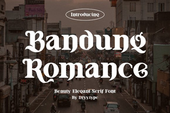 Bandung Romance Serif Font for Web Design