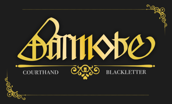 Barmote Courthand: A Medieval-Inspired Font for Timeless Branding