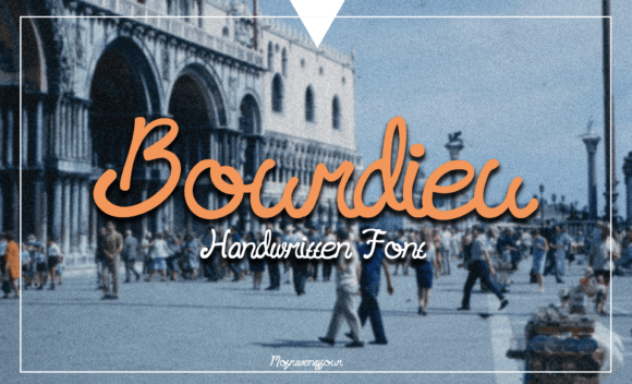 Bourdieu: A Handwritten Font for Modern Editorial Design