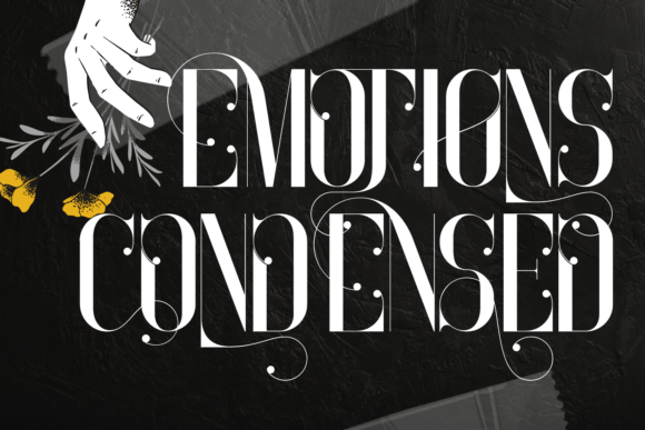 Emotions Condensed: A Serif Font with Bold Personality for Branding