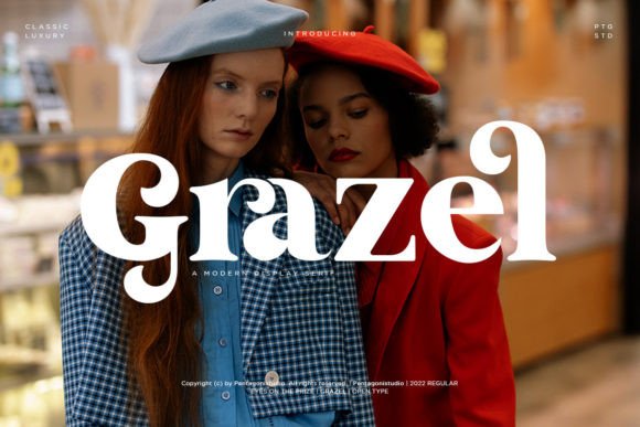 Grazel Serif Font for Editorial Design
