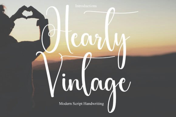 Hearty Vintage Font for Handmade Creations