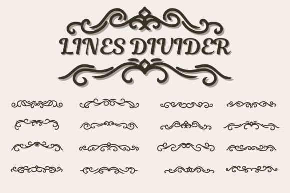 Lines Divider: A Bold Font for Handmade Creations