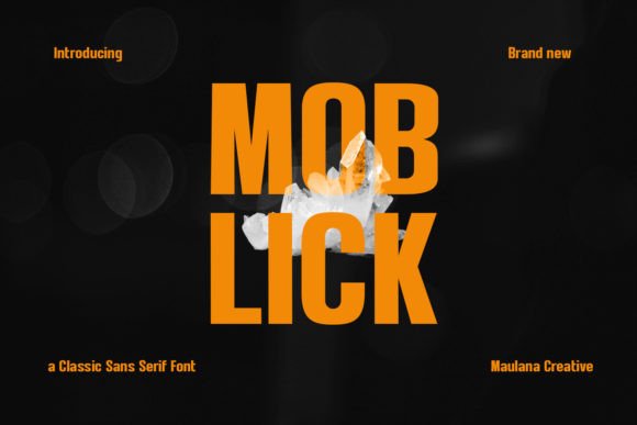 Moblick Serif Font for Editorial Design