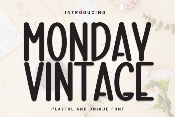 Monday Vintage: A Versatile Sans Serif Font for Modern Campaigns