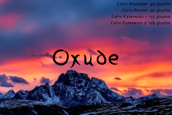 Oxude: A Timeless Script Font for Modern Web Design