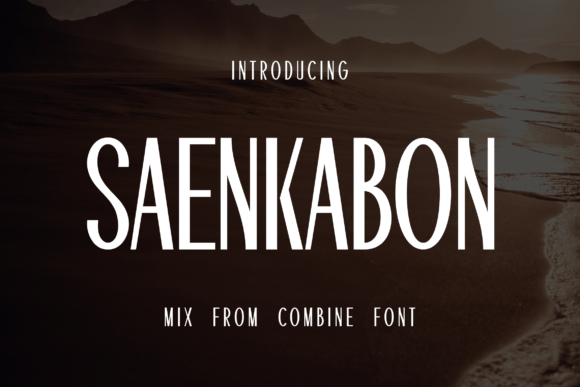 Saenkabon Font for Handmade Creations