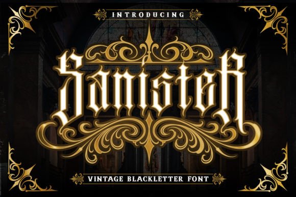 Sanister: A Gothic Font That Elevates Branding