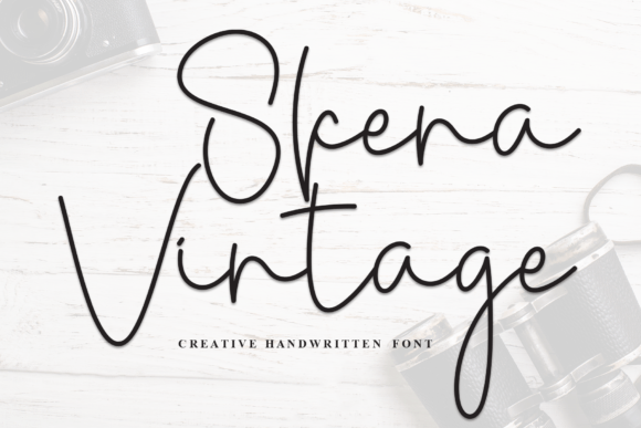 Skena Vintage: A Timeless Script Font for Digital Branding