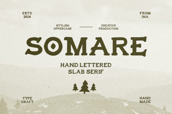 Somare: A Designer's Take on a Bold Slab Serif