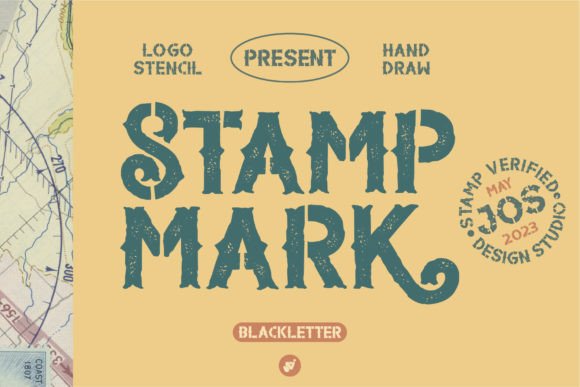 Stamp Mark: A Blackletter Font for Bold Branding