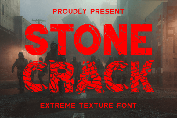 Stone Crack: A Bold Display Font for Web Design