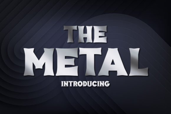 The Metal: A Vintage Slab Serif for Modern Web Design