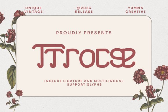 Ttrocse: A Designer's Take on a Bold Display Font
