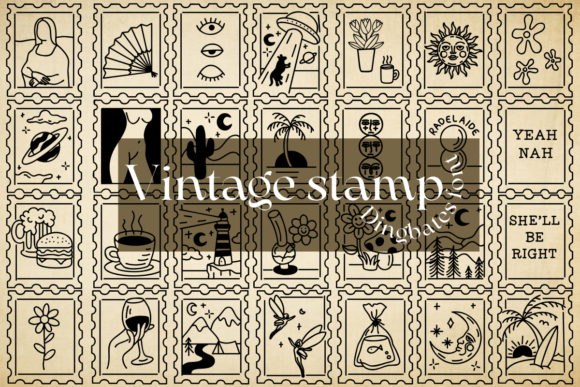 Vintage Stamp Font for Timeless Design